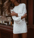 Women's long-sleeved slim pencil skirt - ROUTINE FASHION